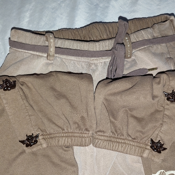 Boys Lie Wish Away Mocha Snap Pant/Sweatpants Brown Small New - Picture 7 of 7